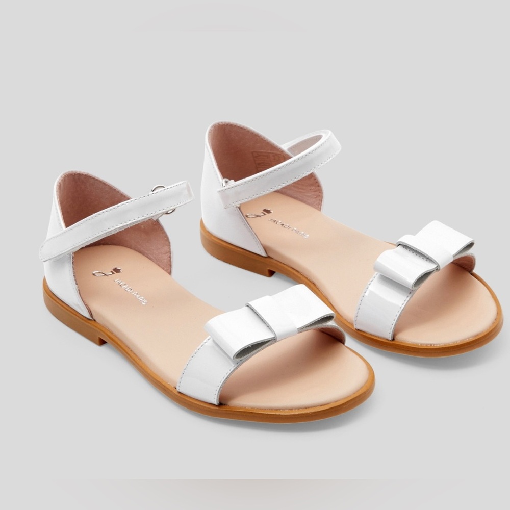 Jacadi bow sandals girls